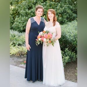 Alex Evenings Plus Navy Gown